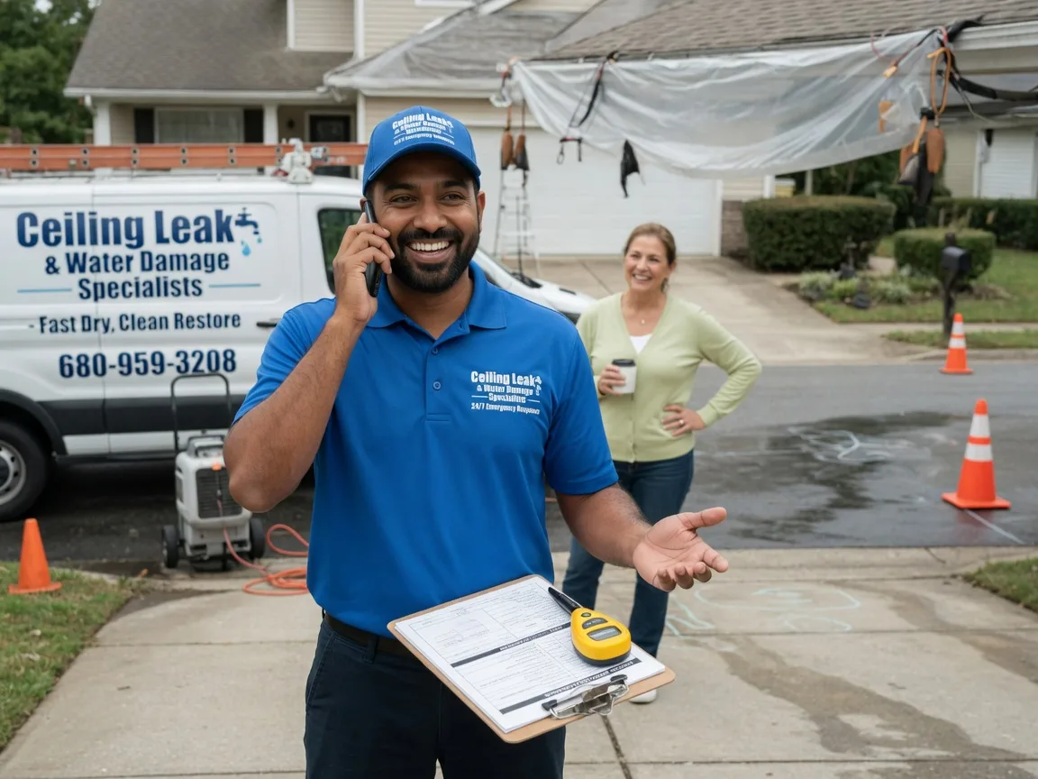 Ceiling Leak Cleanup Middlebrook, VA FAQs